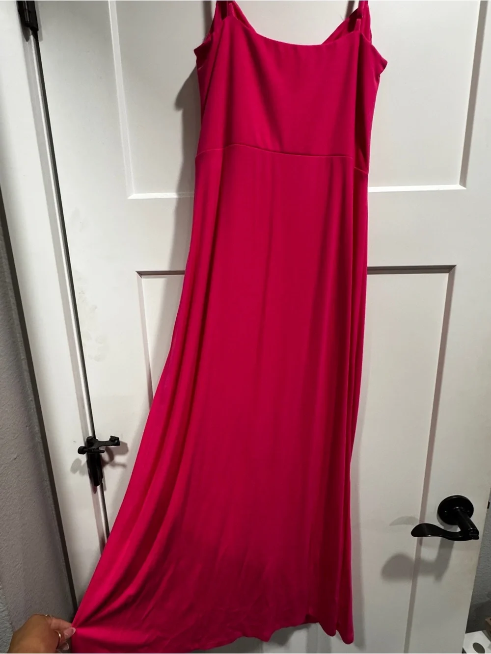 Aritzia Wilfred Fuchsia Flight Maxi Dress